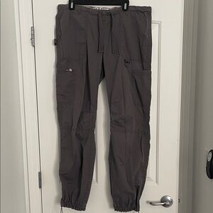 Koi scrub pants. Womens size Medium Tall. Gray in color